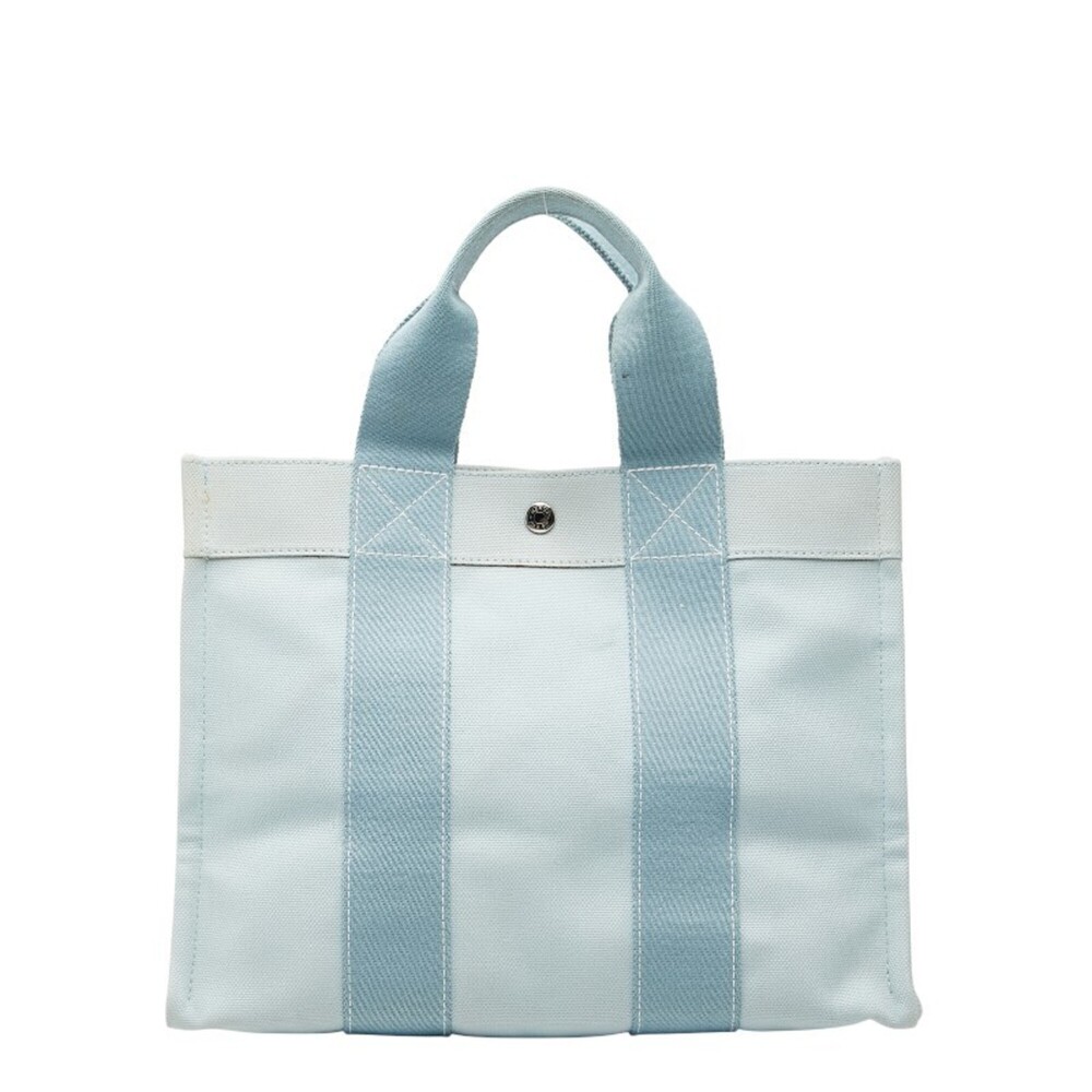 Hermès Bora PM Tote Bag, Handbag, Blue Canvas, Women's, HERMES
